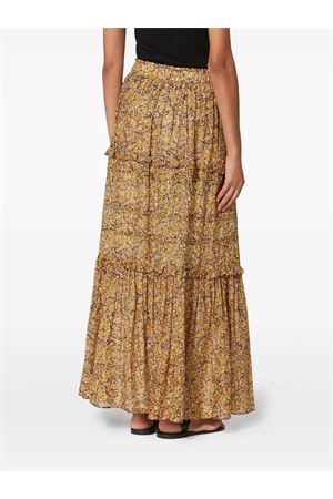 Gonna con volant volomia in voile di cotone biologico MARANT ÉTOILE | JU0488FAD1J14E67KI